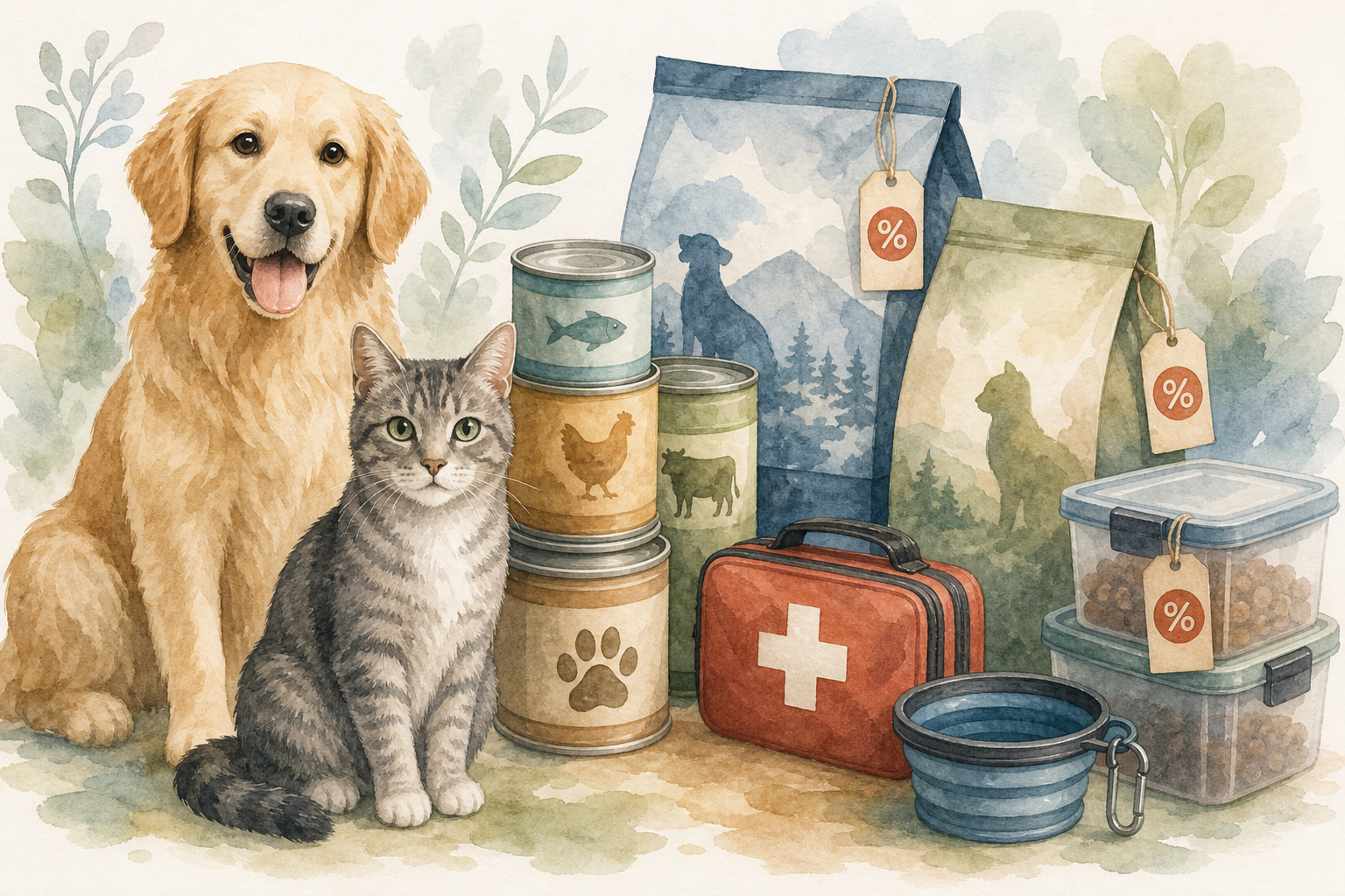 Pet Store Deals for Emergency Pet Food and Kits