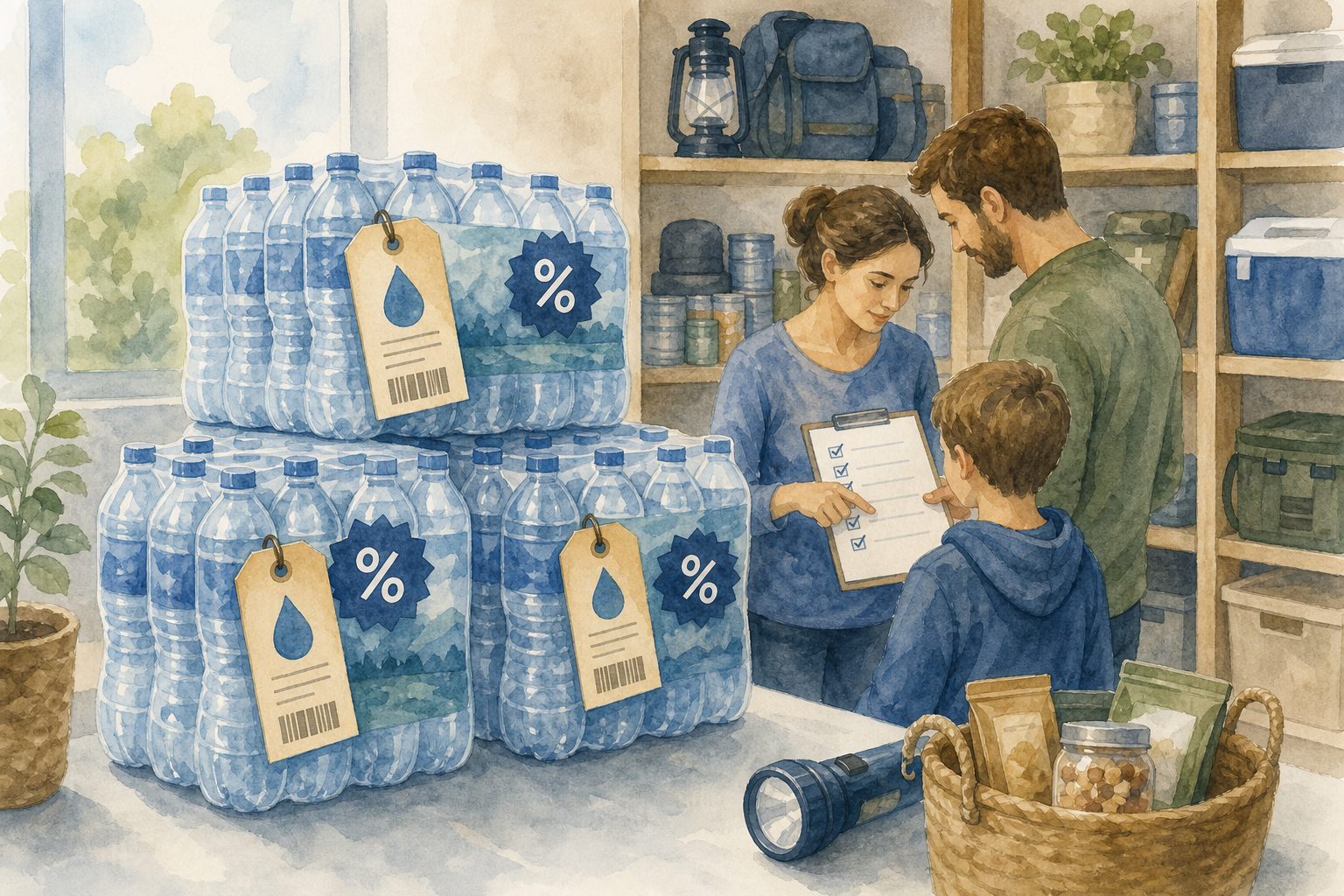 Stock Up: Bottled Water Deals for Family Emergency Kits