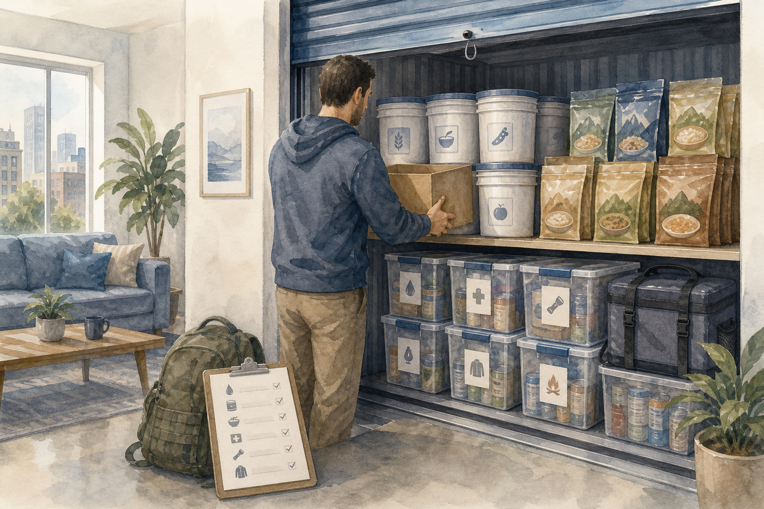Renting? Use Storage Units to Build Emergency Food Supplies