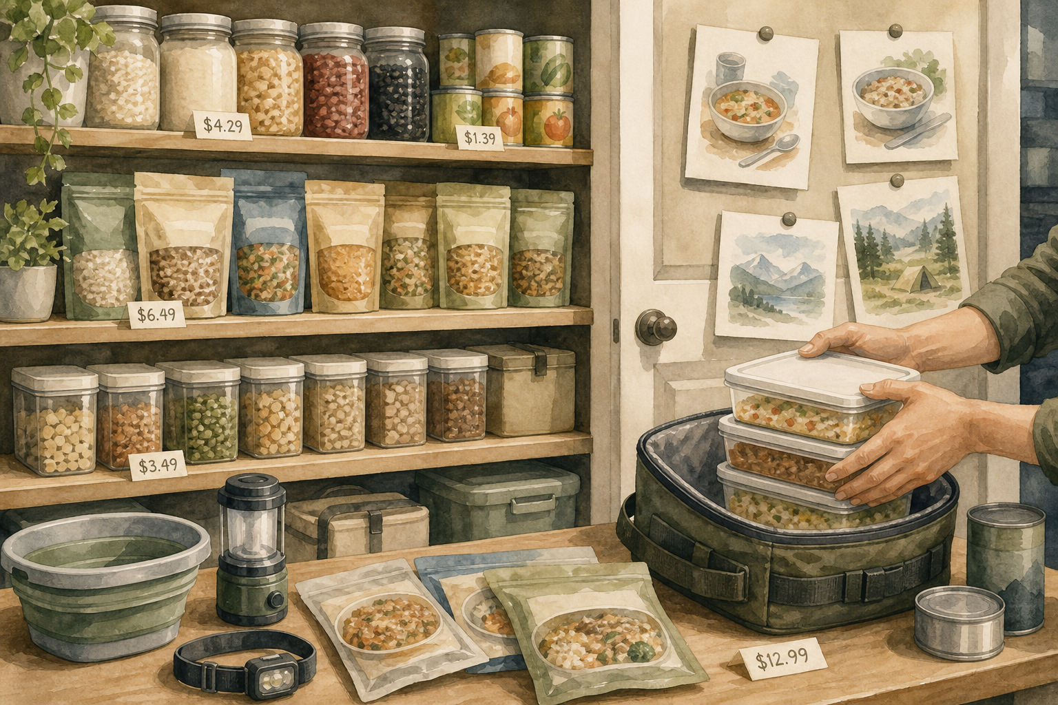 Turn Food Network Recipes into Emergency Meal Kits